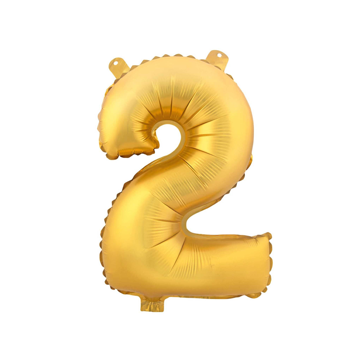 Mylar Balloon Number 2 - Gold 34"