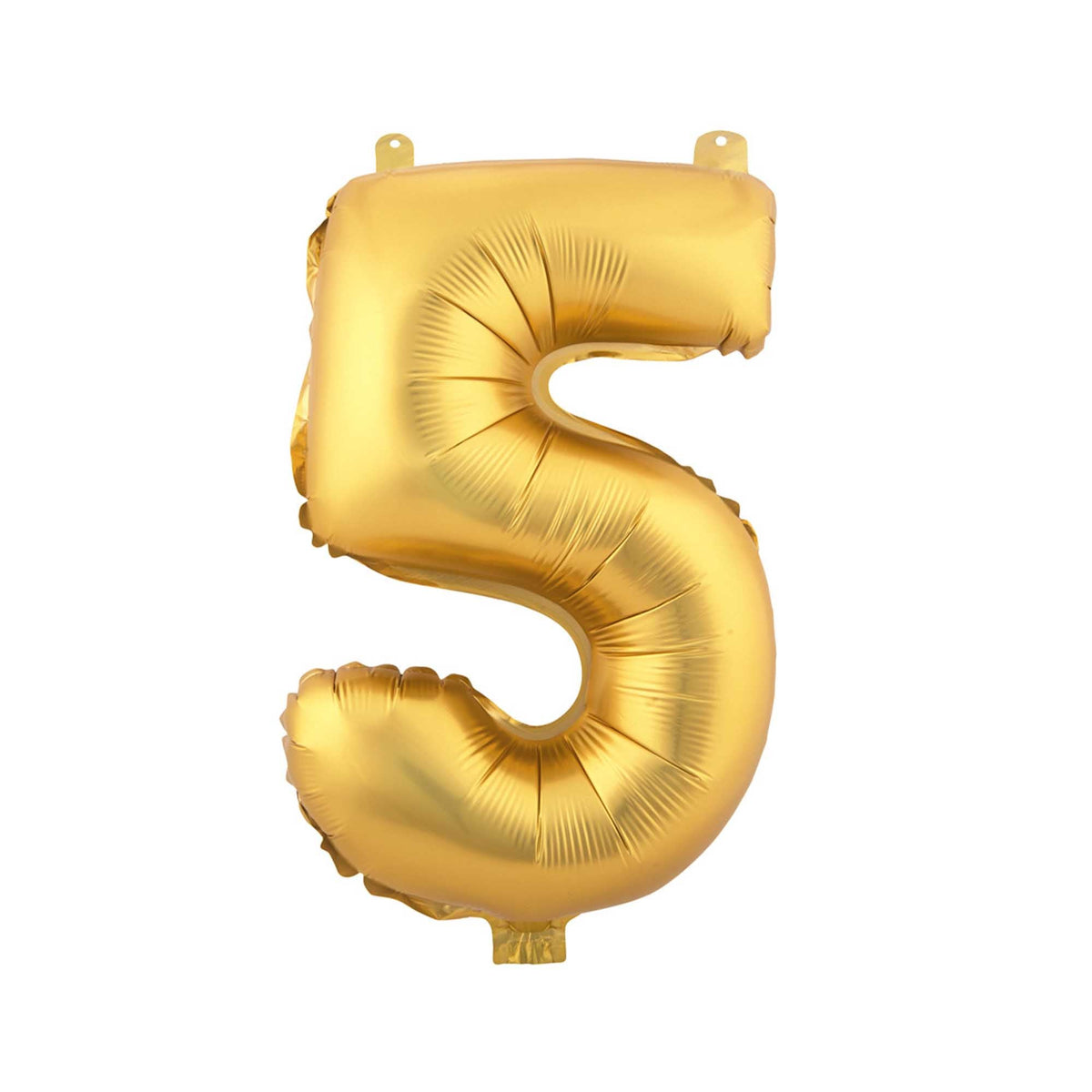 Mylar Balloon Number 5 - Gold 34"