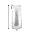 Mylar Balloon Letter I - Silver 34"