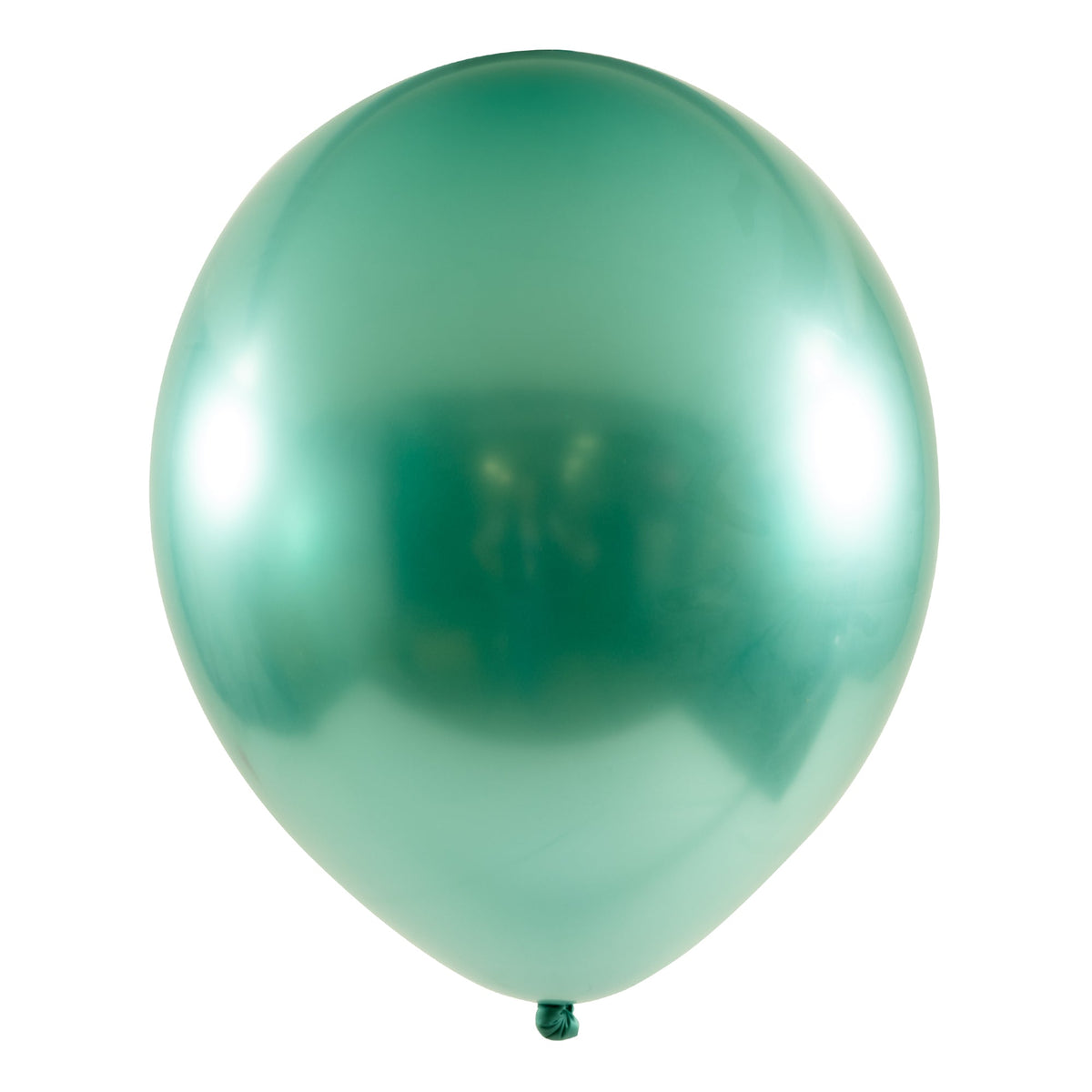 12" Chrome Latex Balloon - Green