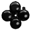 12" Quad Mylar Balloon 50pc/pack - Black