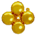 12" Quad Mylar Balloon 50pc/pack - Gold