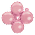 12" Quad Mylar Balloon 50pc/pack - Pink