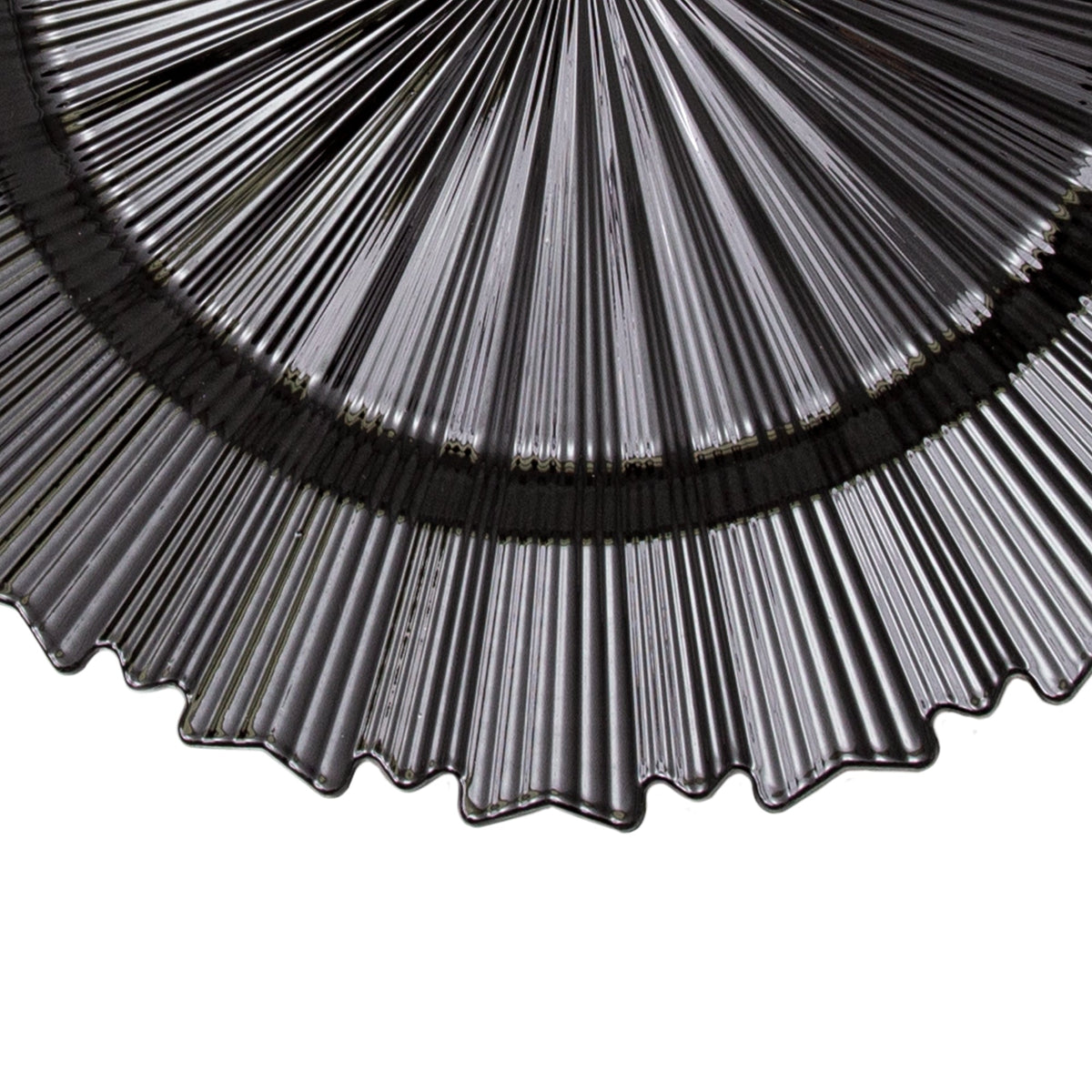 Modern Plastic Charger Plate 13" - Black