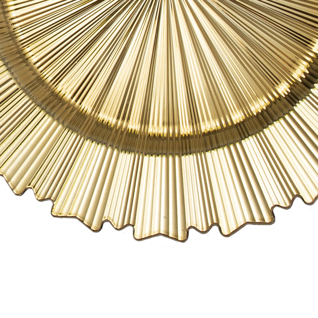 Modern Plastic Charger Plate 13" - Gold