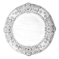 Victorian Edge Plastic Charger Plate 13" - Black