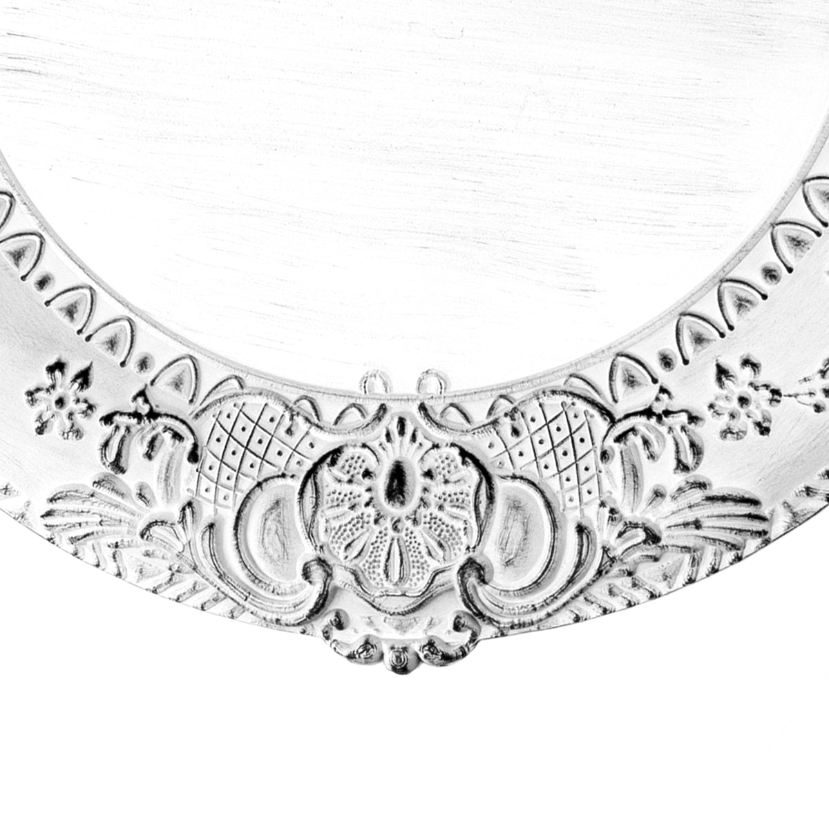 Victorian Edge Plastic Charger Plate 13" - Black