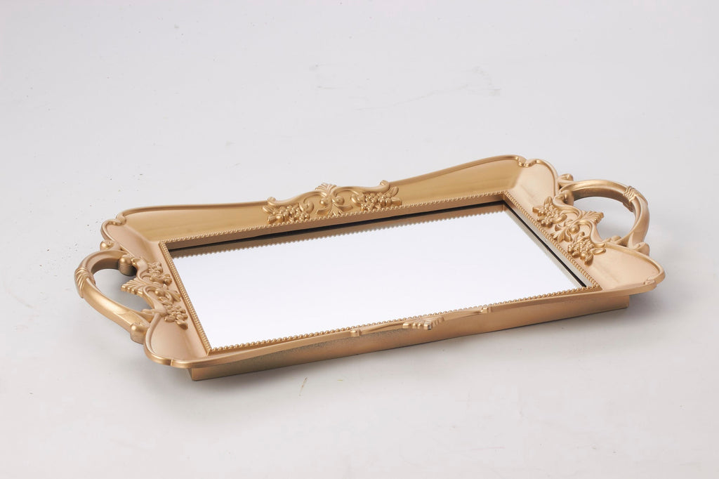 Ornate Plastic Serving Tray