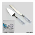 Cake Cutting Set with Fillable Handles