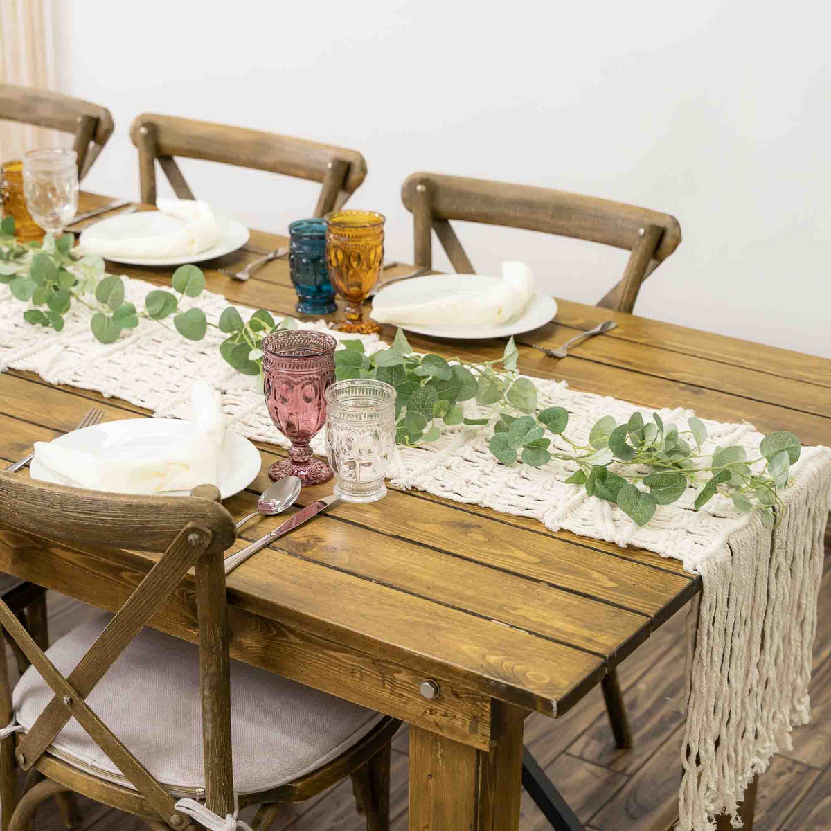 Macrame Table Runner