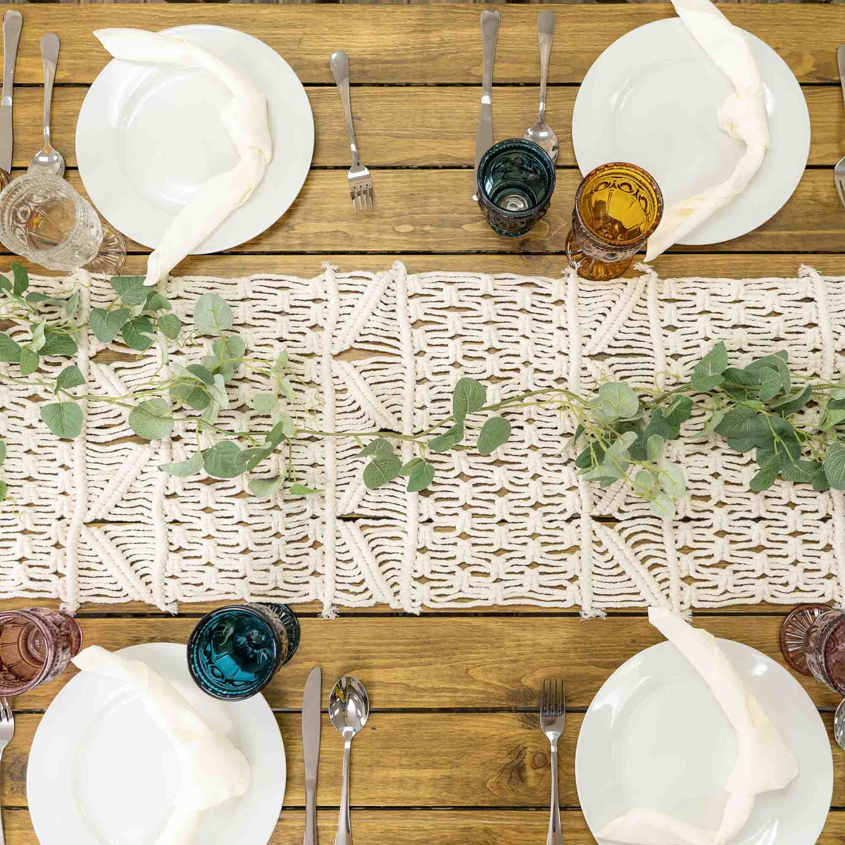 Macrame Table Runner